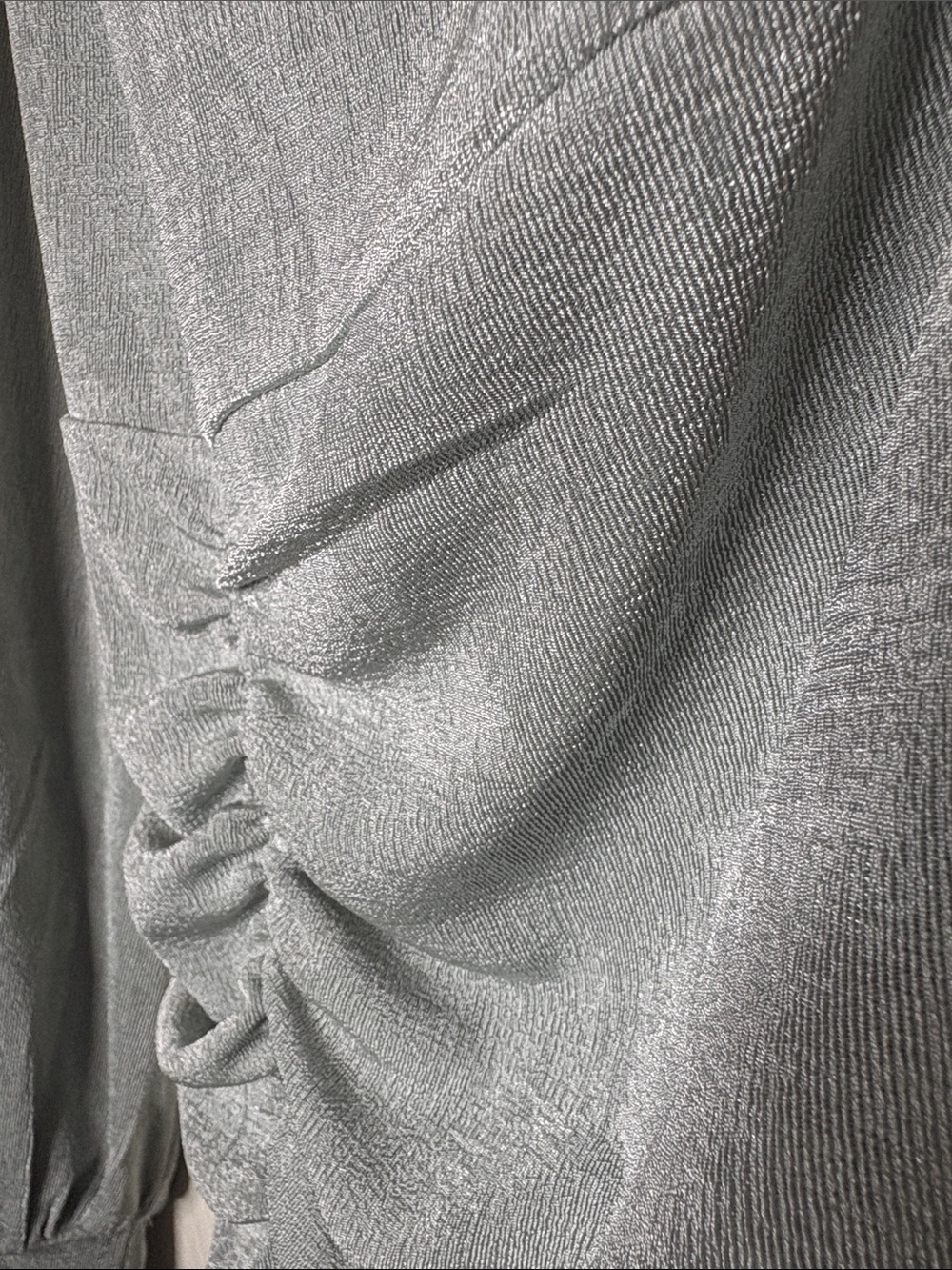 One-Shoulder Ruched Mini Dress - Picture 4 of 7